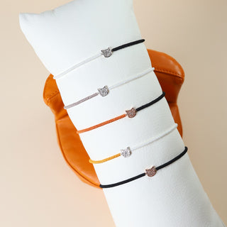 Handmade Braided Cat Bracelet - Tortoiseshell