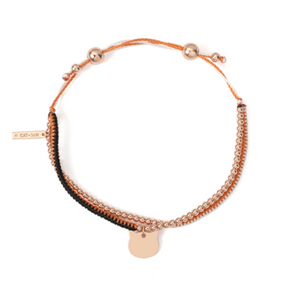 Double Braided Bracelet - Calico Cat