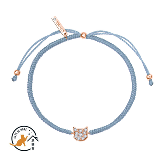 編織貓貓手繩 - 尖晶石