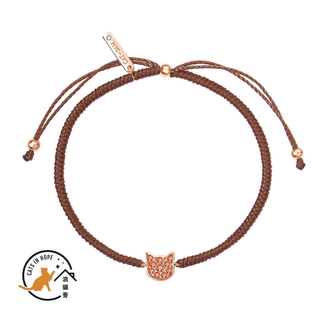 編織貓貓手繩 - 尖晶石